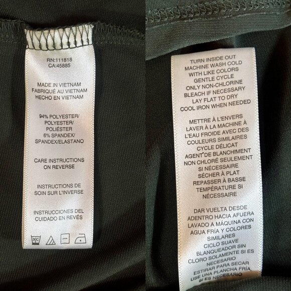 Michael Kors Olive Green Wrap Top with Buckle Detail -XS/S - Picture 8 of 8